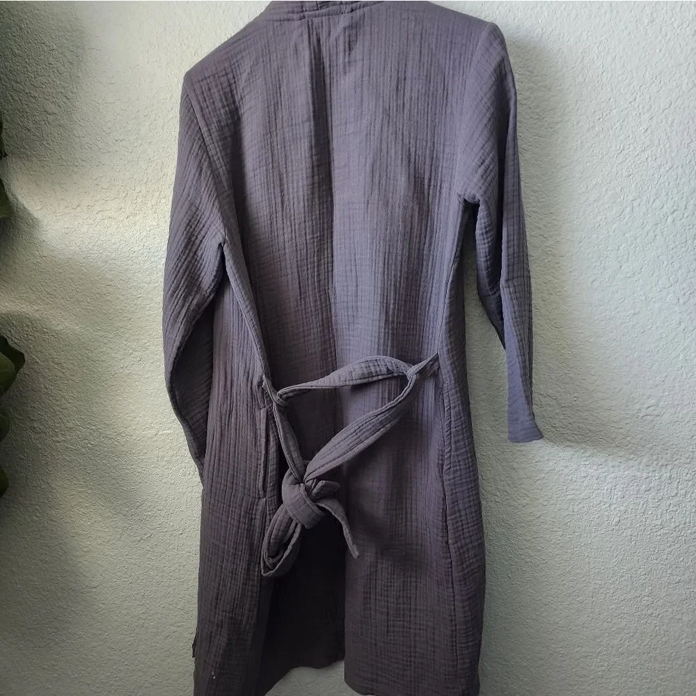 Parachute waffle robe unisex lagenlook minimalist freestyle